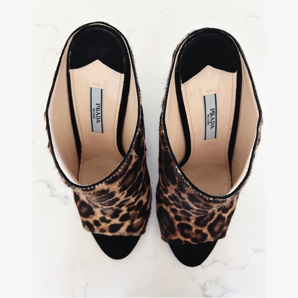 Prada
Leopard-Print Combo Wedge Slide - Picture 5 of 7